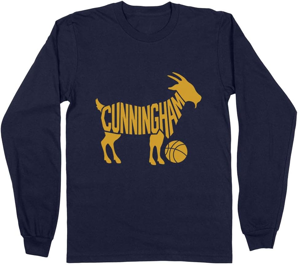 Cunningham Goat Long Sleeve Shirt Unisex - Navy
