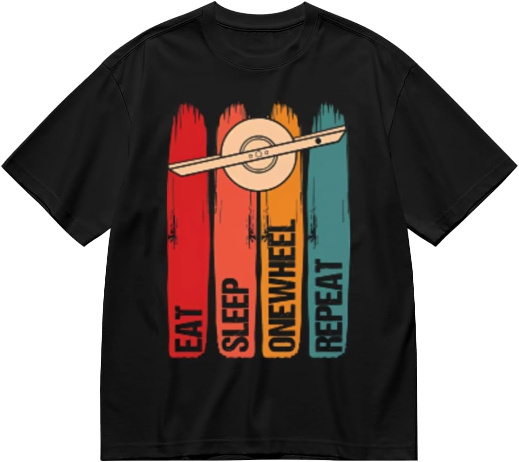Men's Breathable Light T‑Shirt Duck and Goose Silly Goose Outdoor Street Wear Tee - Eat Sleep Repeat