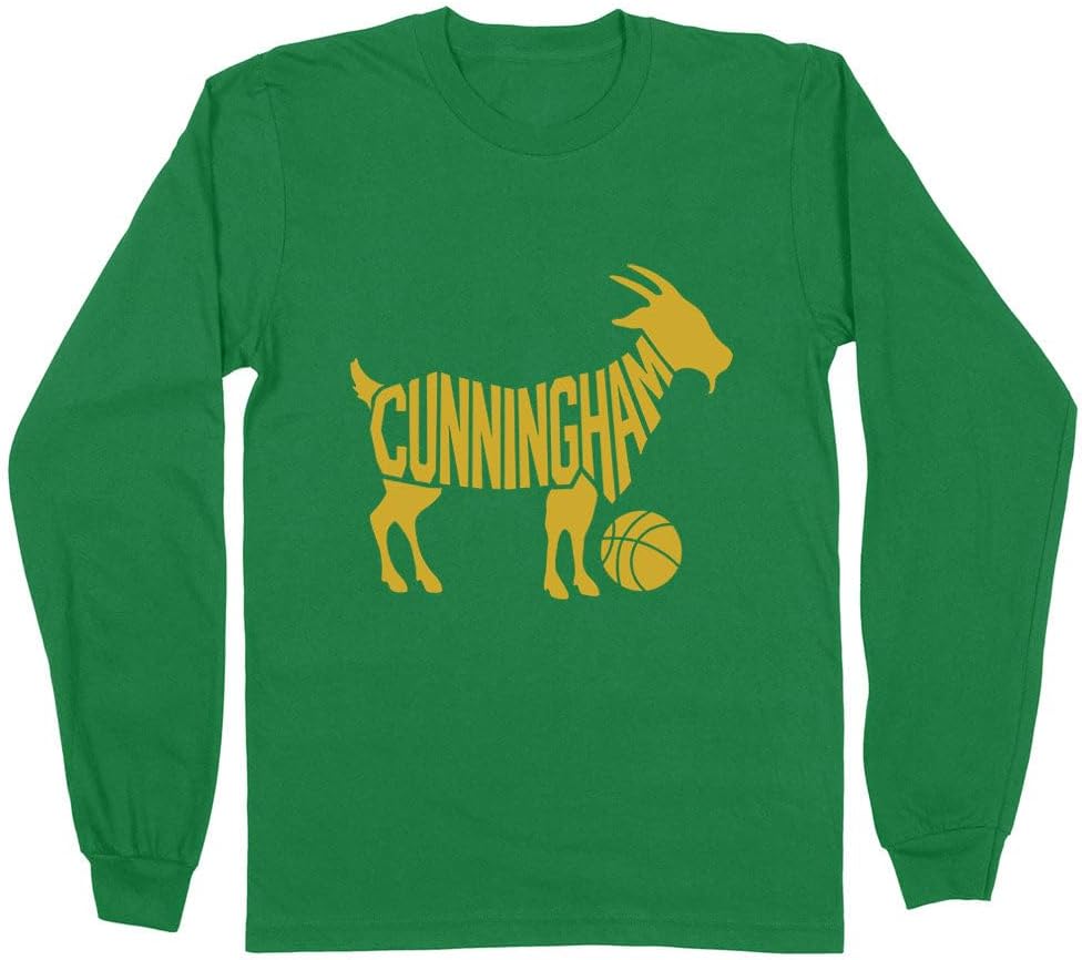 Cunningham Goat Long Sleeve Shirt Unisex - Kelly Green