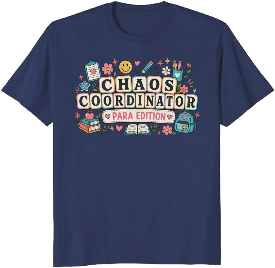 School Paras T-Shirt Appreciation Retro Daisy Graphic Tee - S3