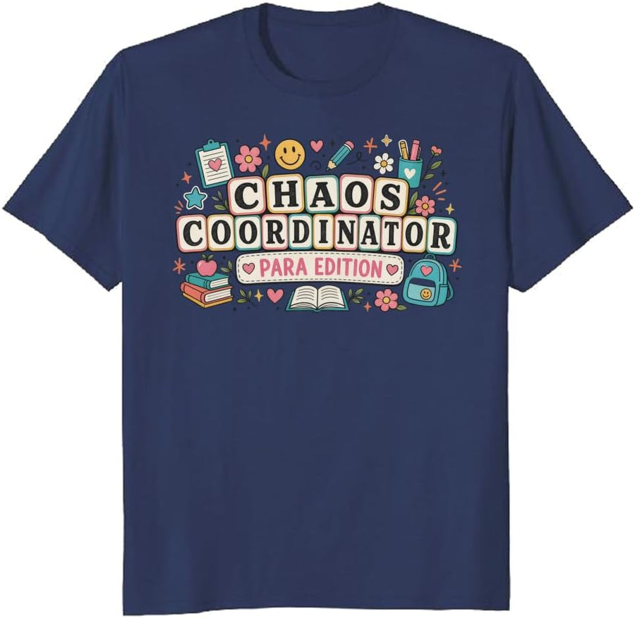 School Paras T-Shirt Appreciation Retro Daisy Graphic Tee - S3