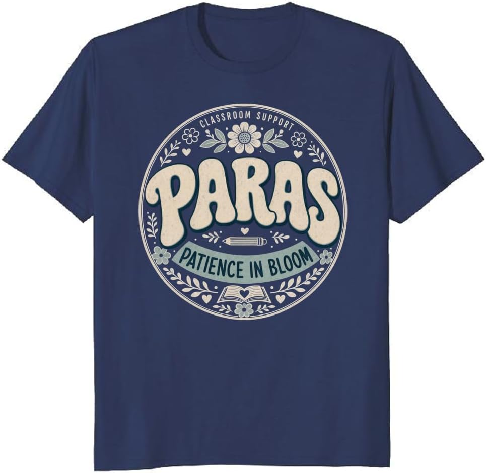 School Paras T-Shirt Appreciation Retro Daisy Graphic Tee - S6