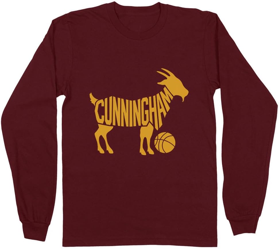 Cunningham Goat Long Sleeve Shirt Unisex - Maroon