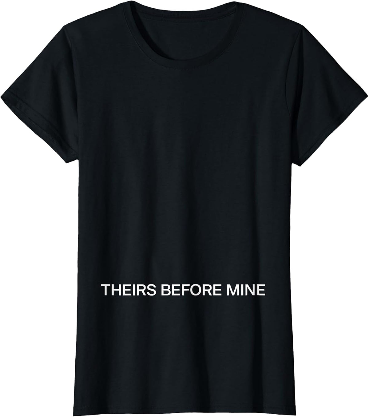 Theirs Before Mine Funny Sea Turtle Souvenir Vacation T-Shirt - Black