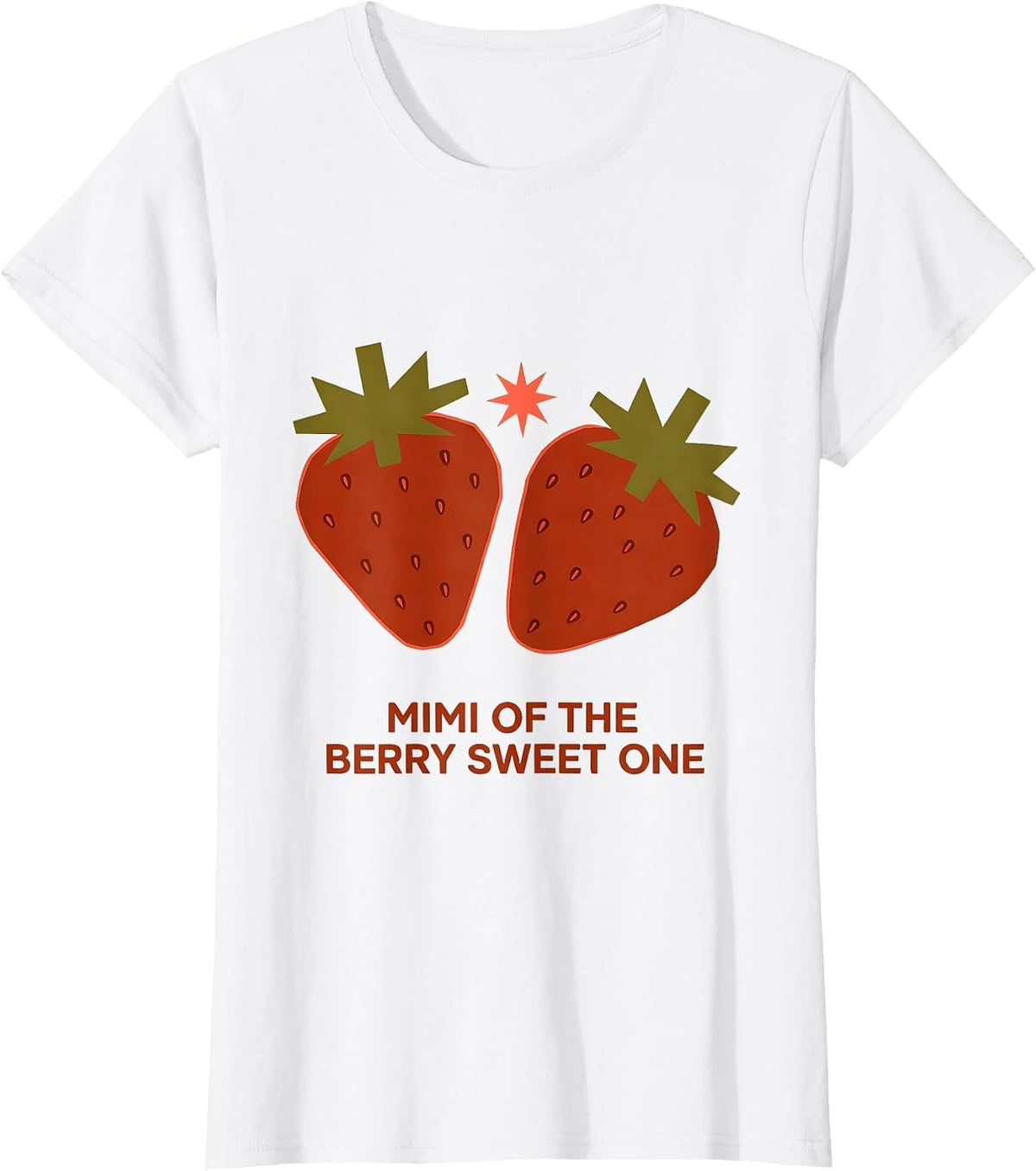 Mimi Of The Berry Sweet One Midcentury Modern First Birthday T-Shirt - White