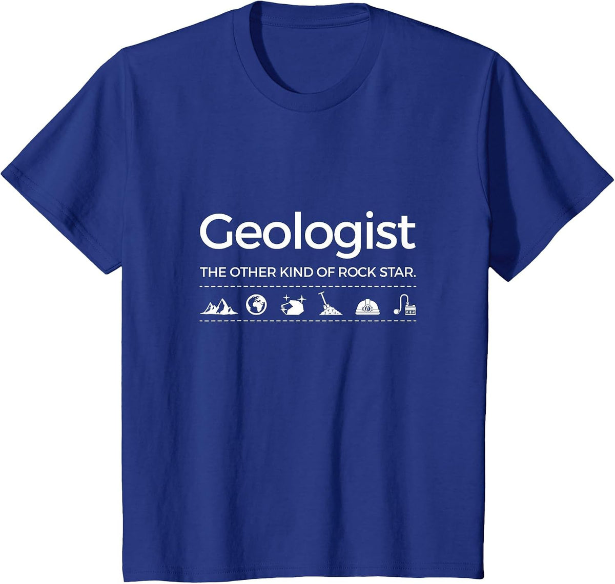 Funny Geologist Rock Hound Teacher Professor Shirt T-Shirt - Royal Blue