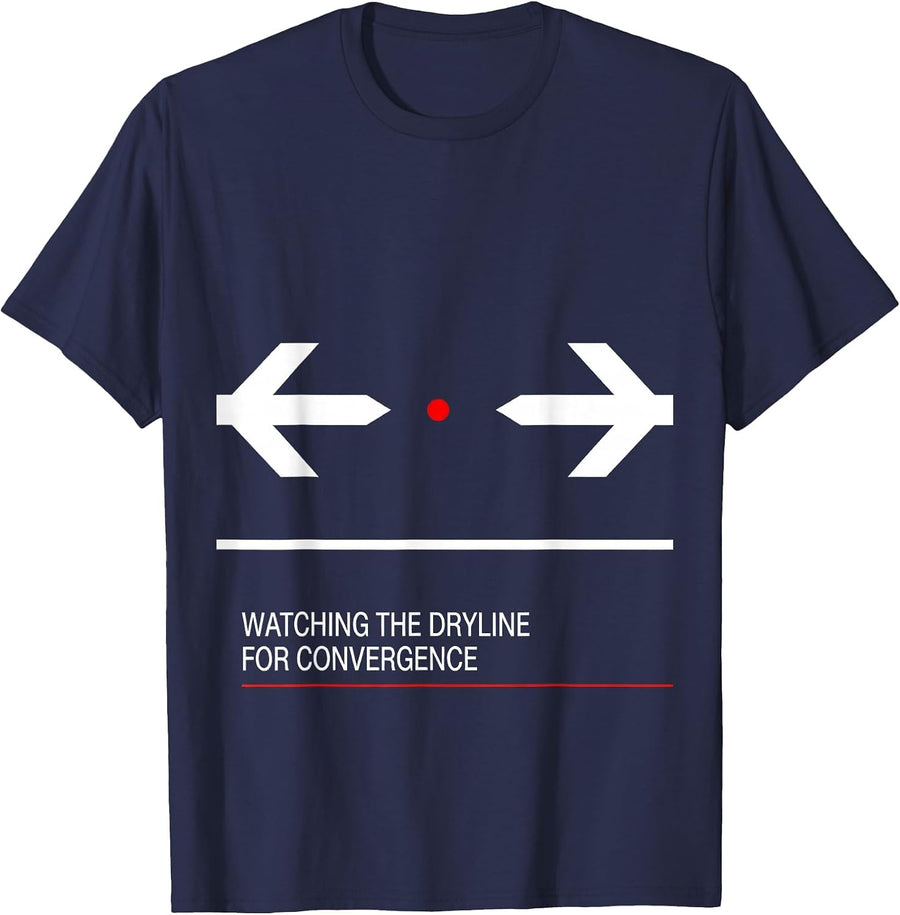 Watching The Dryline For Convergence Swiss International T-Shirt - Navy Blue