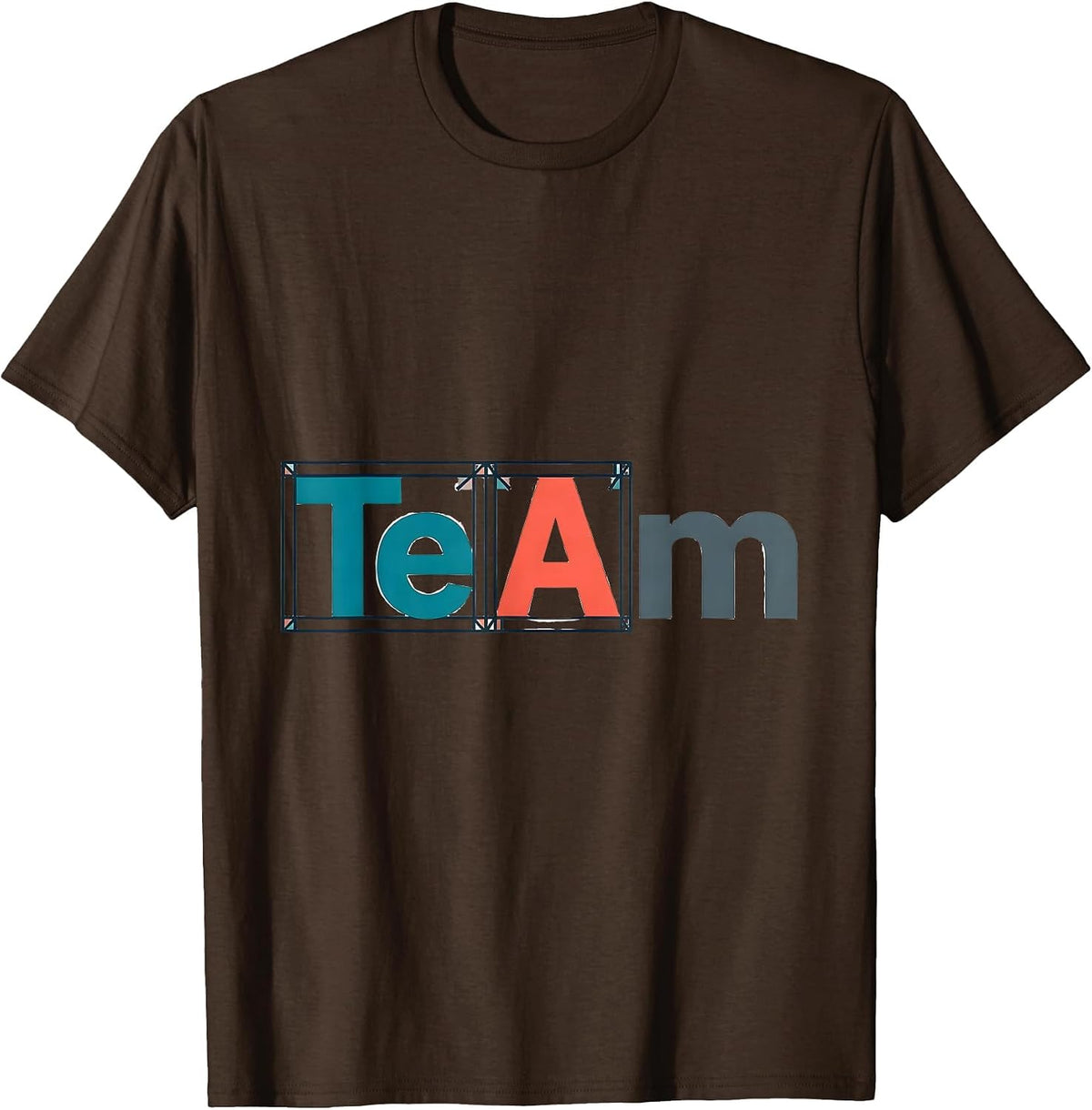 TEAm Funny Science Nerd Periodic Table Element Joke Gift T-Shirt - Brown