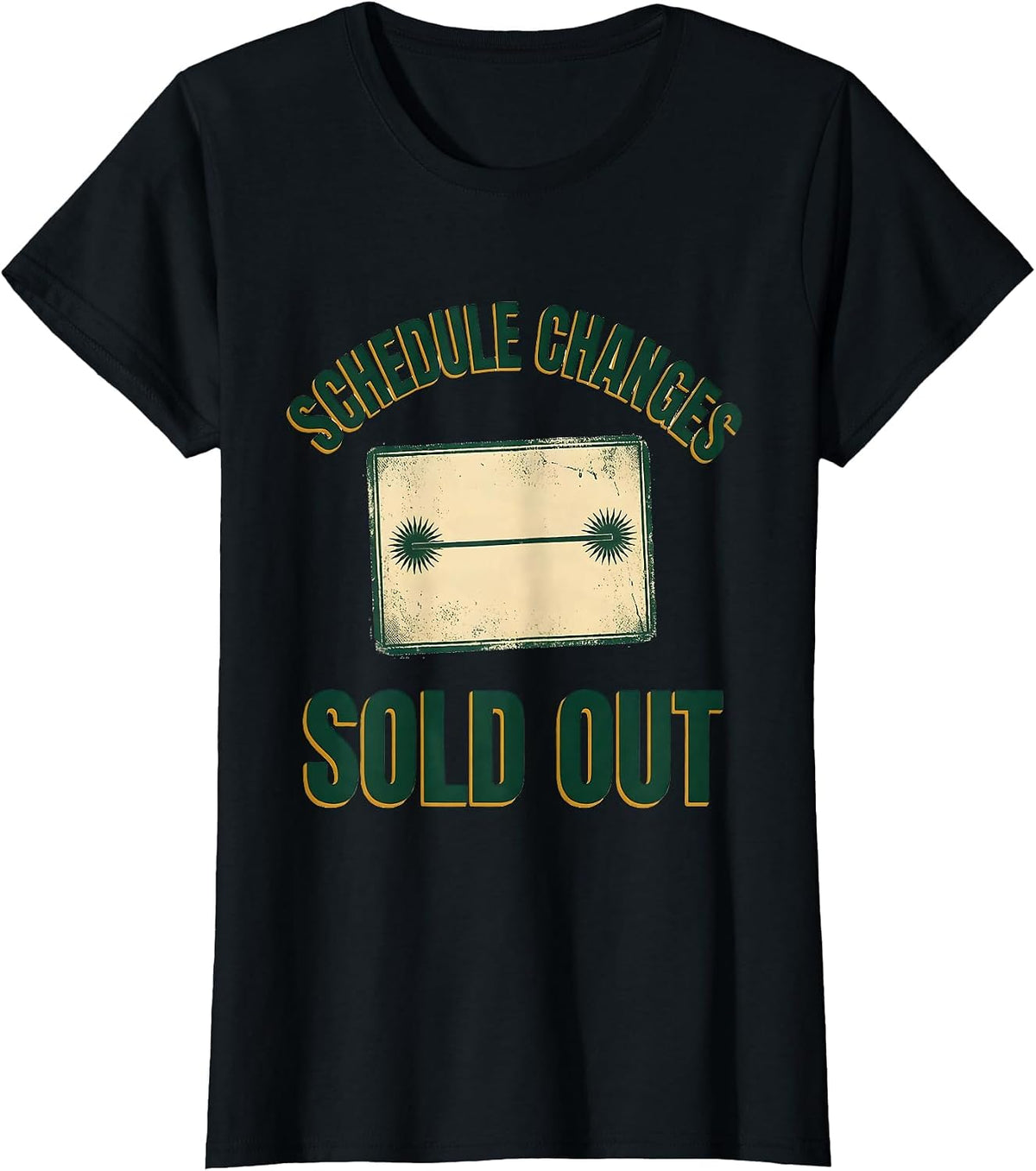 Schedule Changes: Sold Out Vintage Groovy School Counselor T-Shirt - Black
