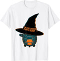 Men's I'm Shelloween Party Ready Whimsical Turtle Halloween T-Shirt - White