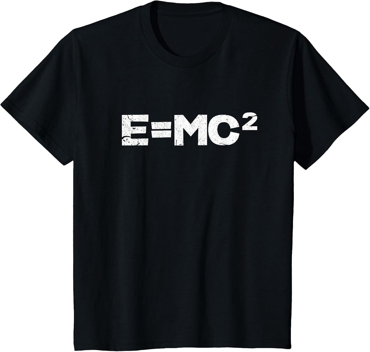 E Mc2 Funny Science Math Teacher Student T-Shirt - Black