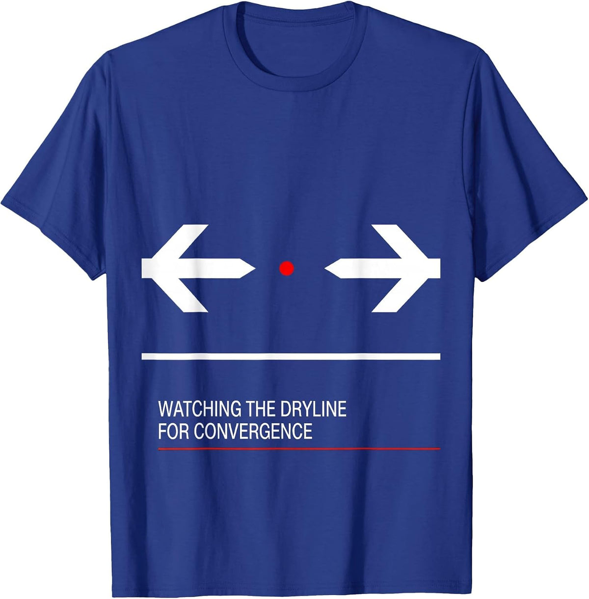 Watching The Dryline For Convergence Swiss International T-Shirt - Royal Blue