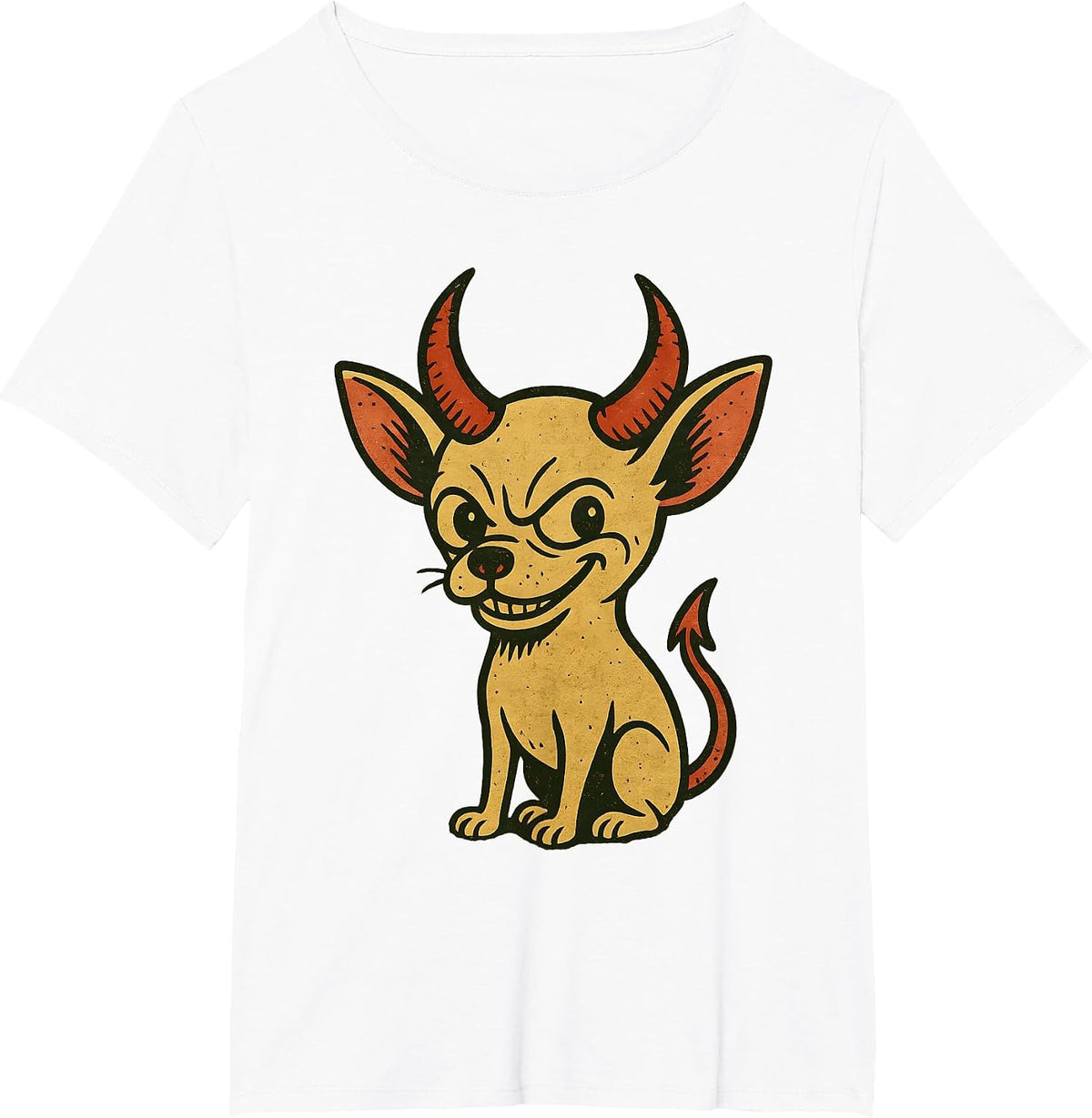 Funny Chihuahua Halloween Dog T-Shirt - White