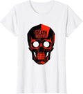 Women's Death Is Nothing New Bauhaus Modernist Skull Graphic Art T-Shirt - White