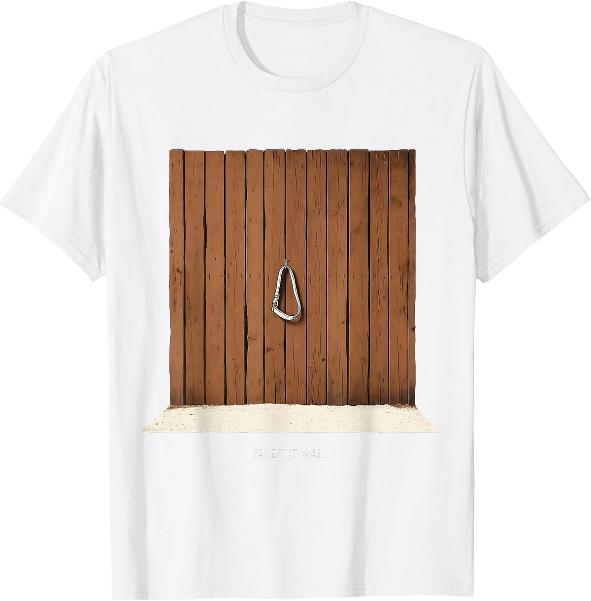 Men's Face The Wall Western Rodeo Heritage Cowgirl Horse Lover T-Shirt - White