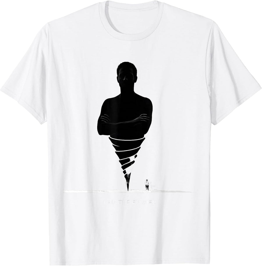 Men's I Am The Funnel Funny Tornado Chaser Meteorology Weather T-Shirt - White