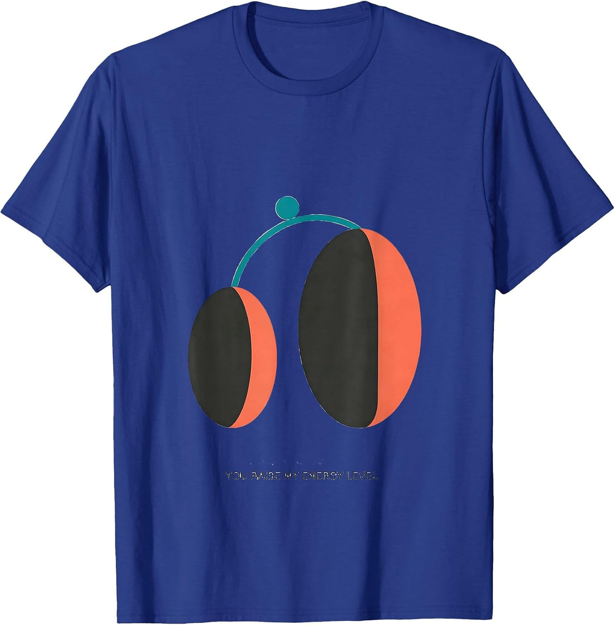 Men's You Raise My Energy Level Funny Science Nerd Pun T-Shirt - Royal Blue