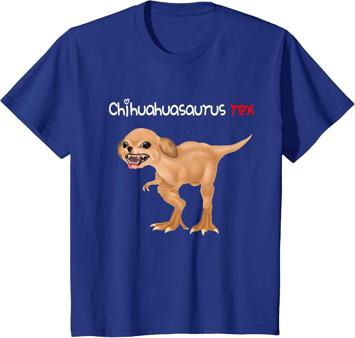 Chihuahua Shirts Chihuahuasaurus Rex T-Shirt - Royal Blue