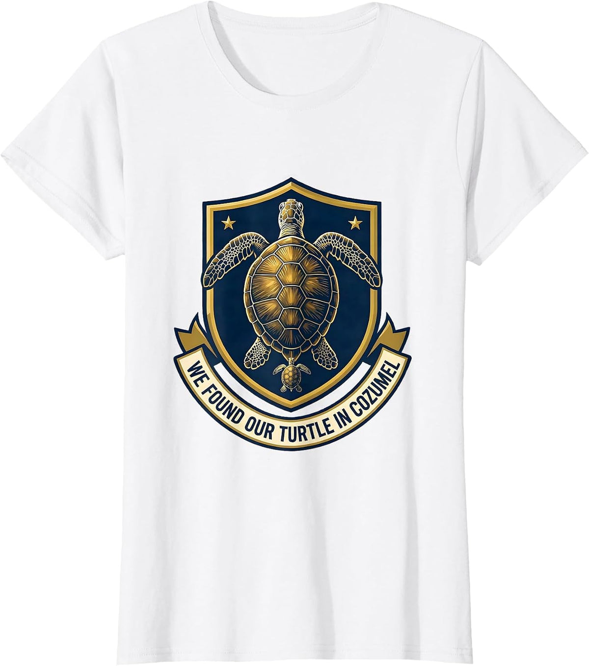 Women's We Found Our Turtle In Cozumel Sea Turtle Ocean Animal Lover T-Shirt - White