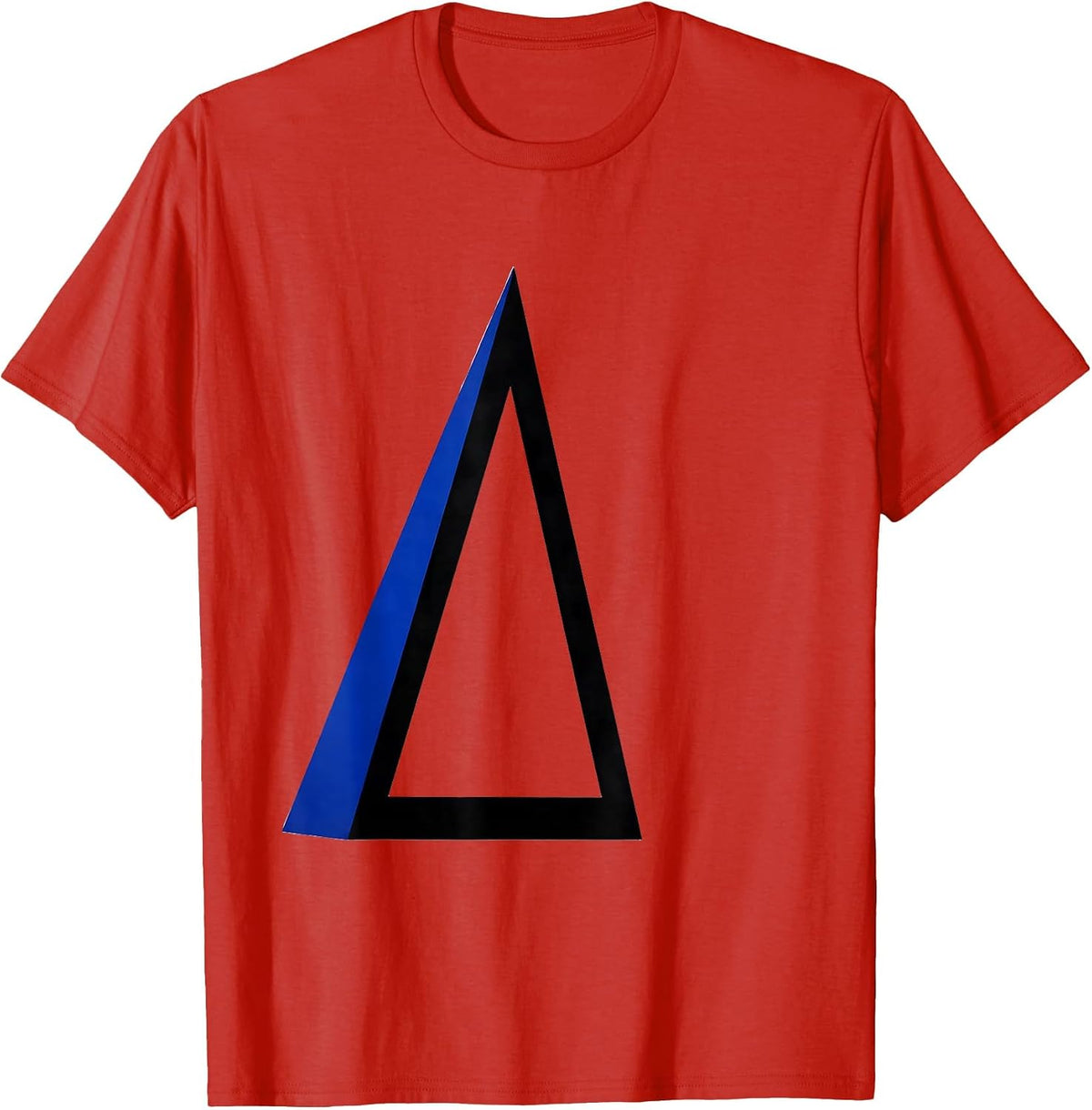 Men's Monumental Caret Funny Grammar Teacher Humor T-Shirt - Red