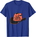 I'll Be A Cowgirl Every Day Minimalist Western Pride Rodeo T-Shirt - Royal Blue