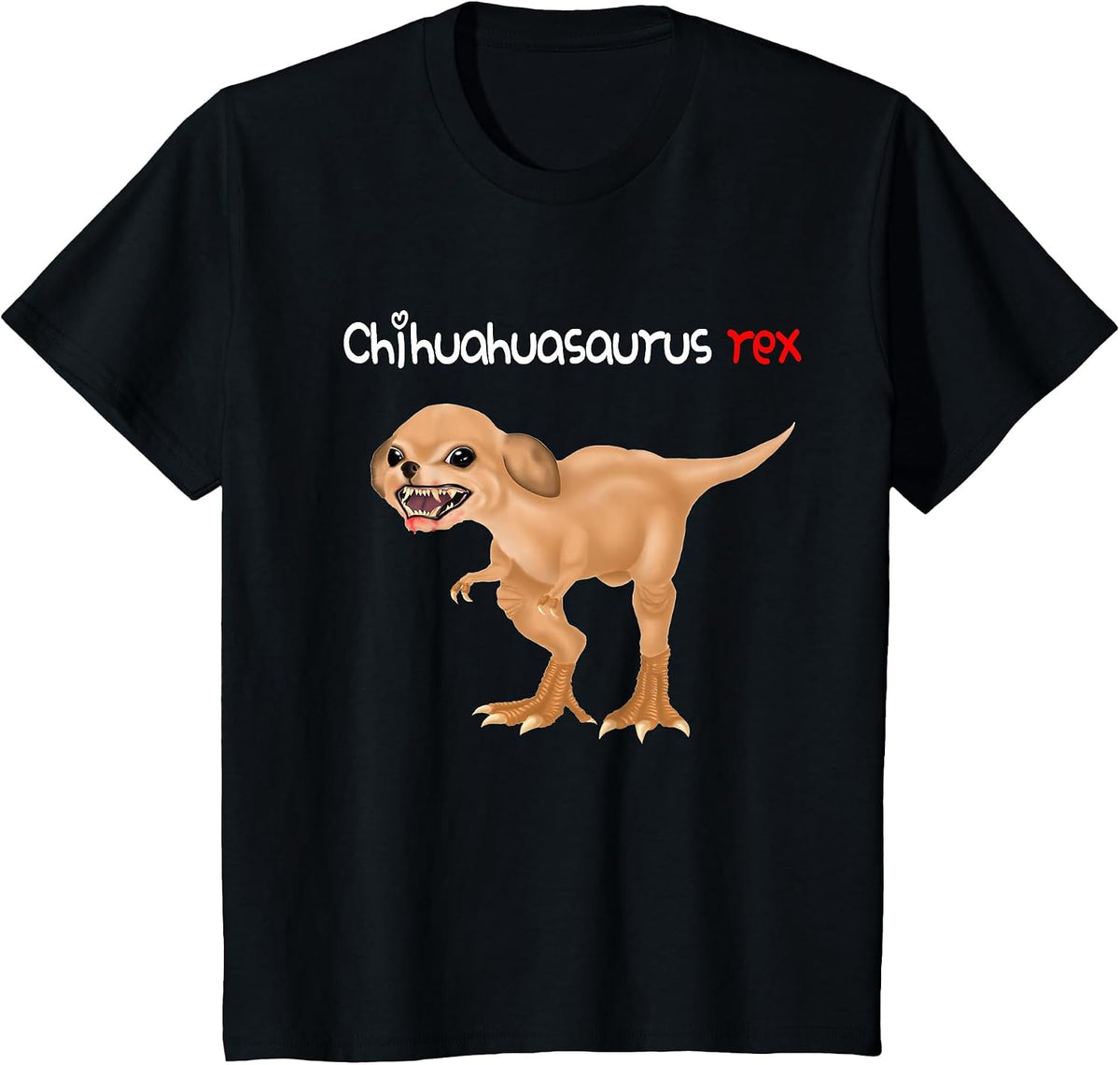 Chihuahua Shirts Chihuahuasaurus Rex T-Shirt - Black