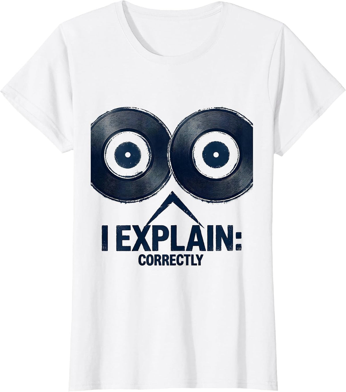 Women's I Explain Correctly Funny Grammar Teacher Punctuation Humor T-Shirt - White