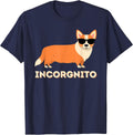 Incorgnito - Funny Welsh Corgi Owner Dog Lover T-Shirt - Navy Blue