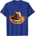 This Cowgirl Doesn't Quit Rodeo Design T-Shirt - Royal Blue