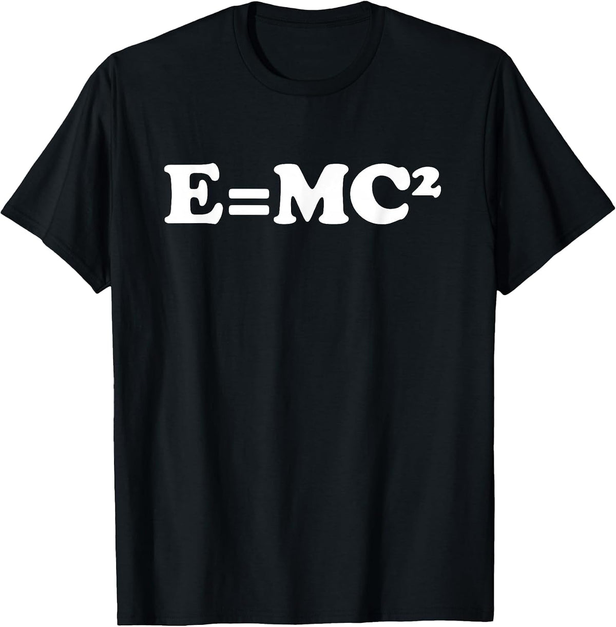 Mathematicians Logic E=MC2 Relativity Science Physics e mc2 T-Shirt - Black