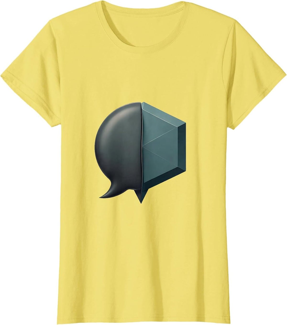 Molecular Bond Minimalist Science Geek Humor T-Shirt - Lemon Yellow