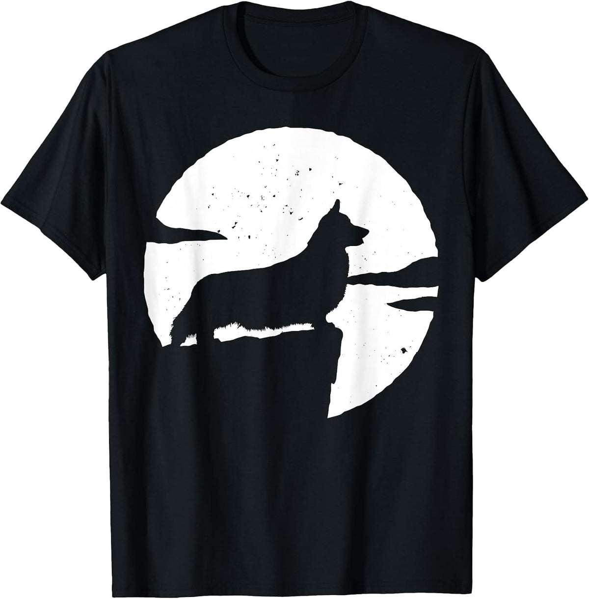 Welsh Corgi Pembroke Welsh Corgi Cardigan T-Shirt, Men, Black, Small - As Pictured