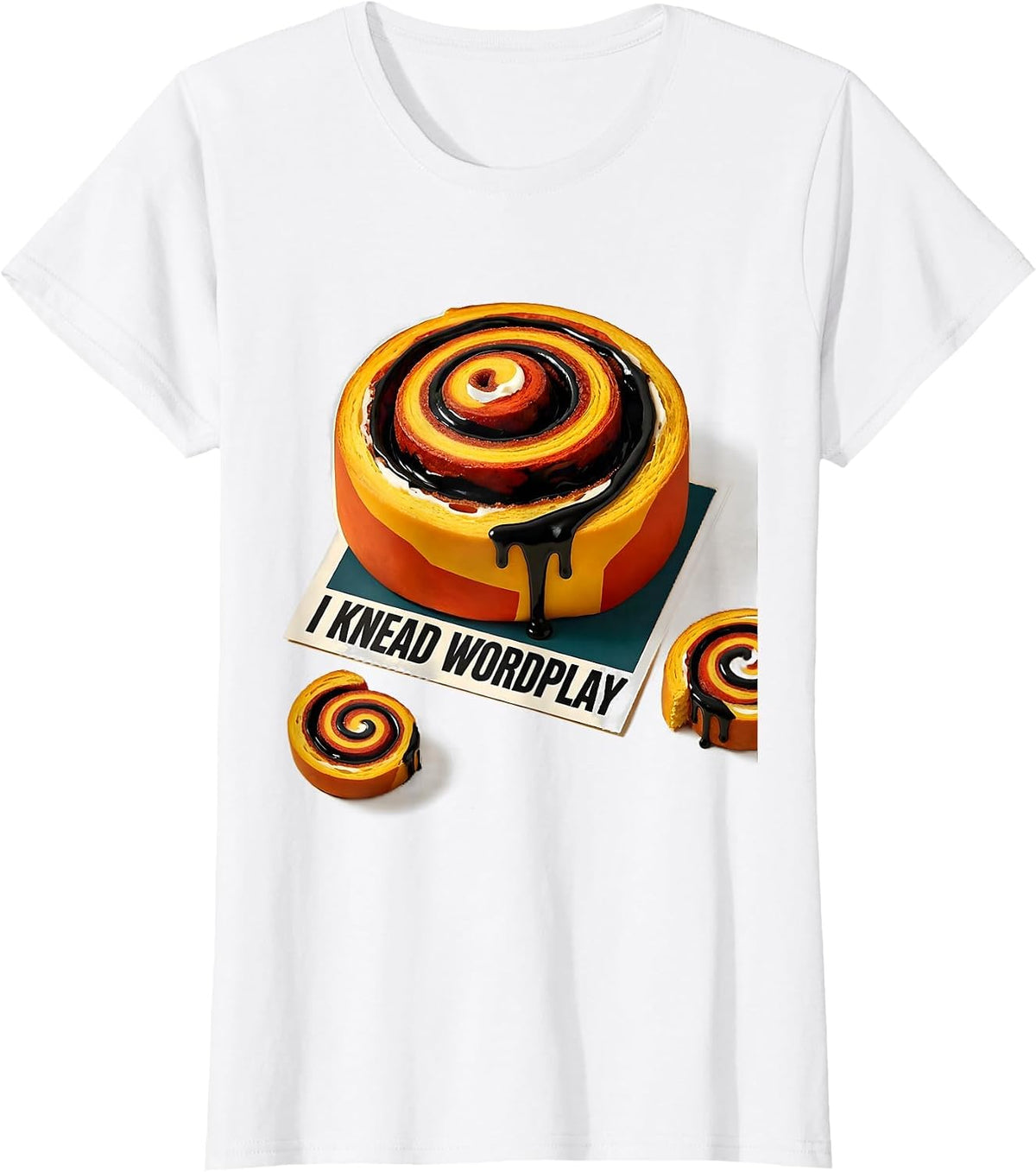 Women's I Knead Wordplay Funny Synonym Rolls Grammar Pun Teacher T-Shirt - White