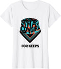 Women's I'm A Cowgirl For Keeps Geometric Western Cowgirl Rodeo T-Shirt - White