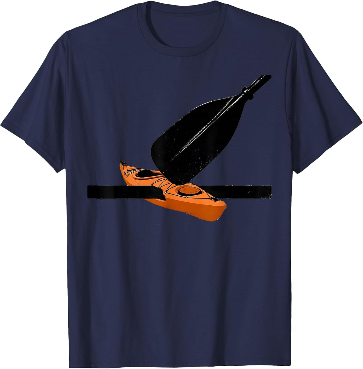 Kayak Blade Kayak Lover Humor Gift T-Shirt - Navy Blue
