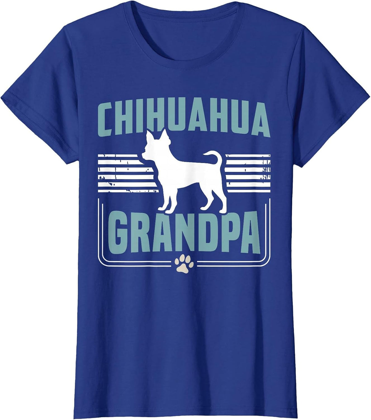 Chihuahua Grandpa Chihuahua Dog T-Shirt - Royal Blue