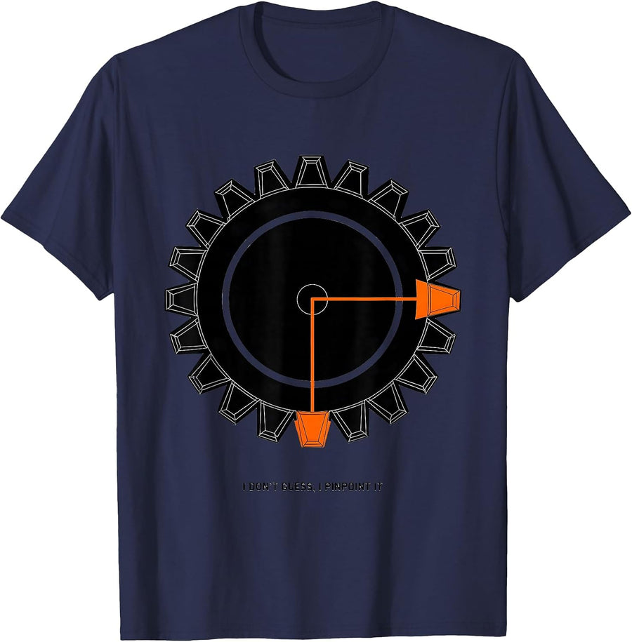 I Don't Guess, I Pinpoint It Funny Mechanic Auto Technician T-Shirt - Navy Blue