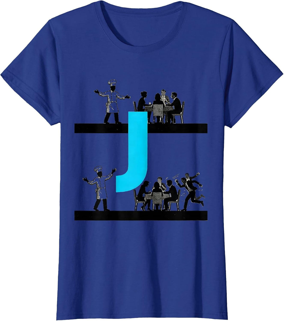 Women's Punctuation Saves Lives Comma Humor Grammar Teacher Gift T-Shirt - Royal Blue