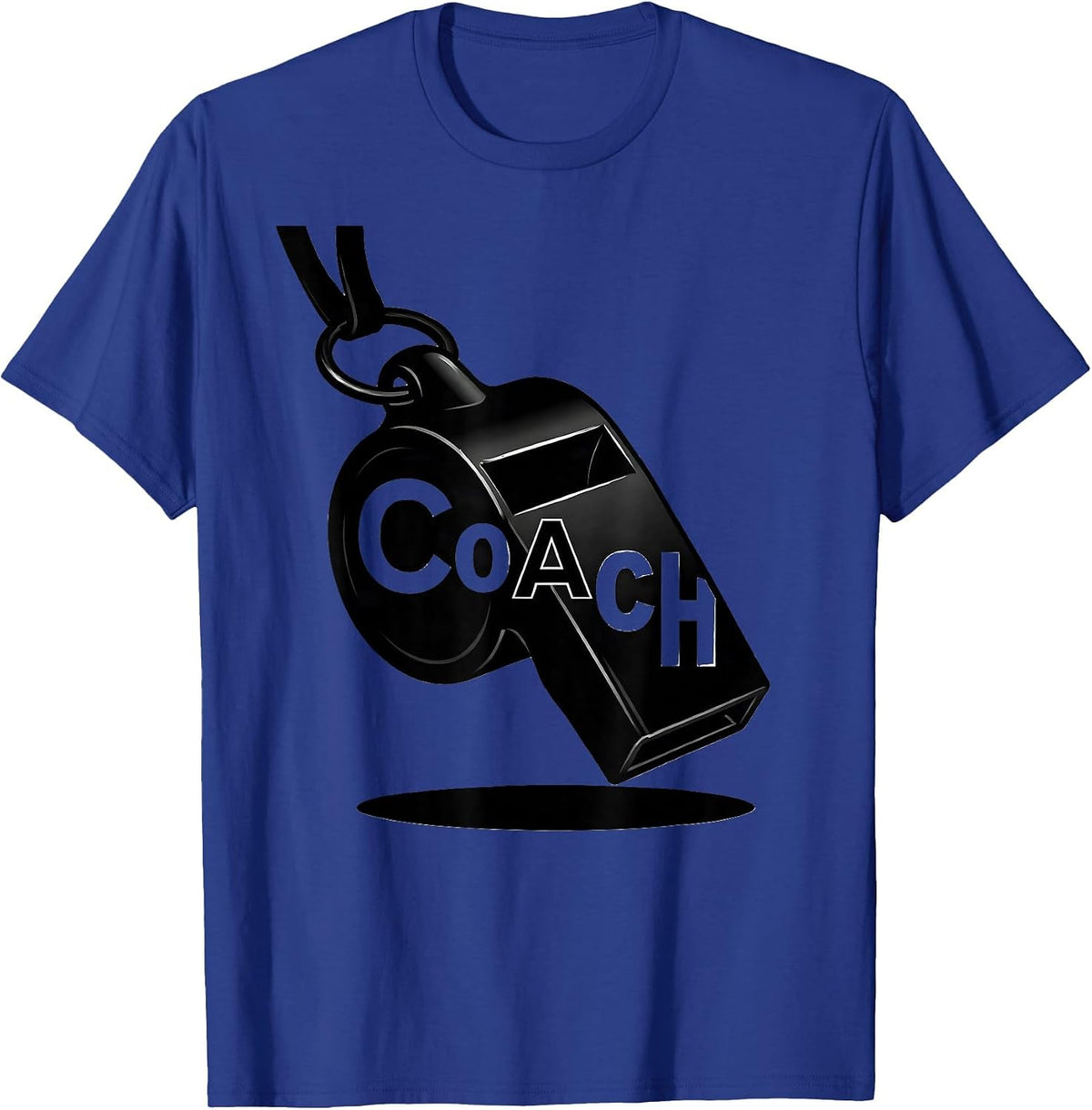 Men's CoAcH Funny Chemistry Teacher Science Geek Gift T-Shirt - Royal Blue