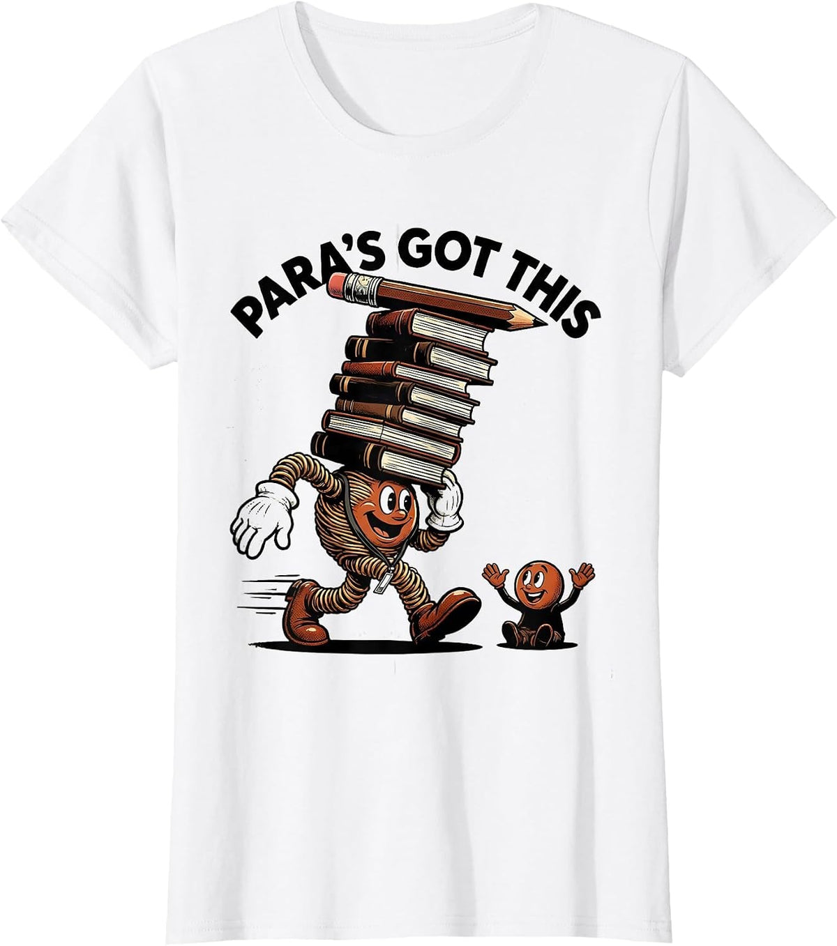 Para's Got This Funny Paraeducator Support Staff T-Shirt - White