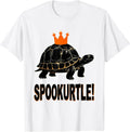Men's Spookurtle! Funny Halloween Turtle Costume Kids Family T-Shirt - White