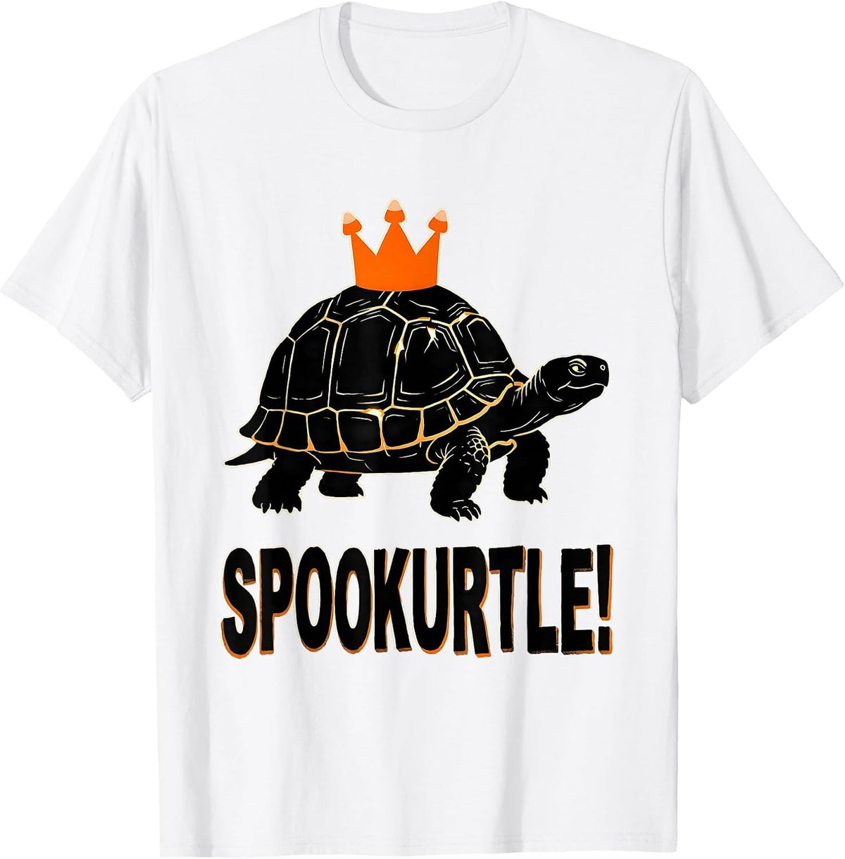 Men's Spookurtle! Funny Halloween Turtle Costume Kids Family T-Shirt - White