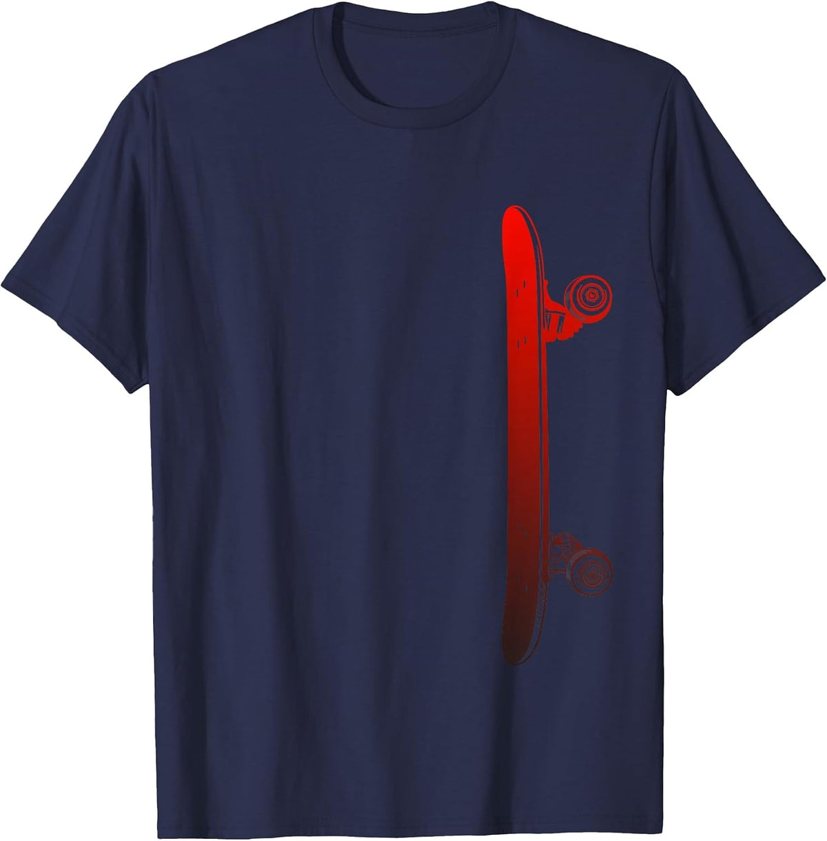 Skateboarding Skateboard Apparel - Skateboarder Skateboard T-Shirt - Navy Blue