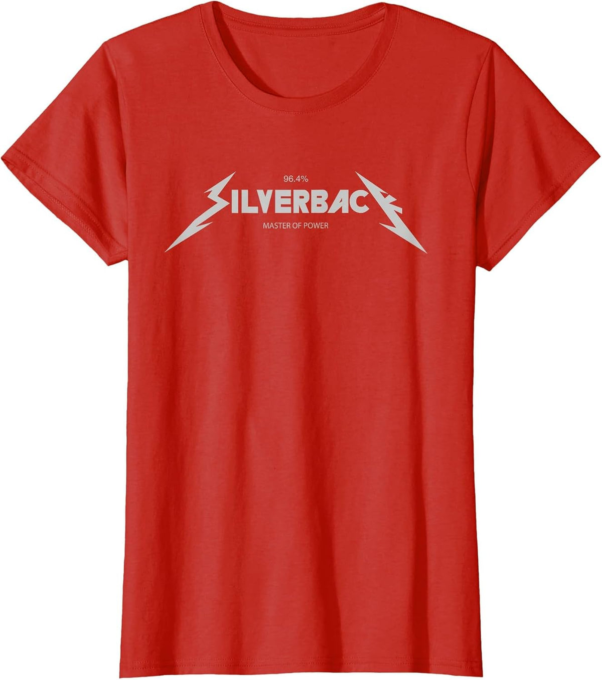 96.4% Silverback Gorilla Fitness Apparel Bodybuilding Gym T T-Shirt - Red