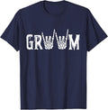 Gothic Skeleton Groom Wedding Just Married Spooky Halloween T-Shirt - Navy Blue