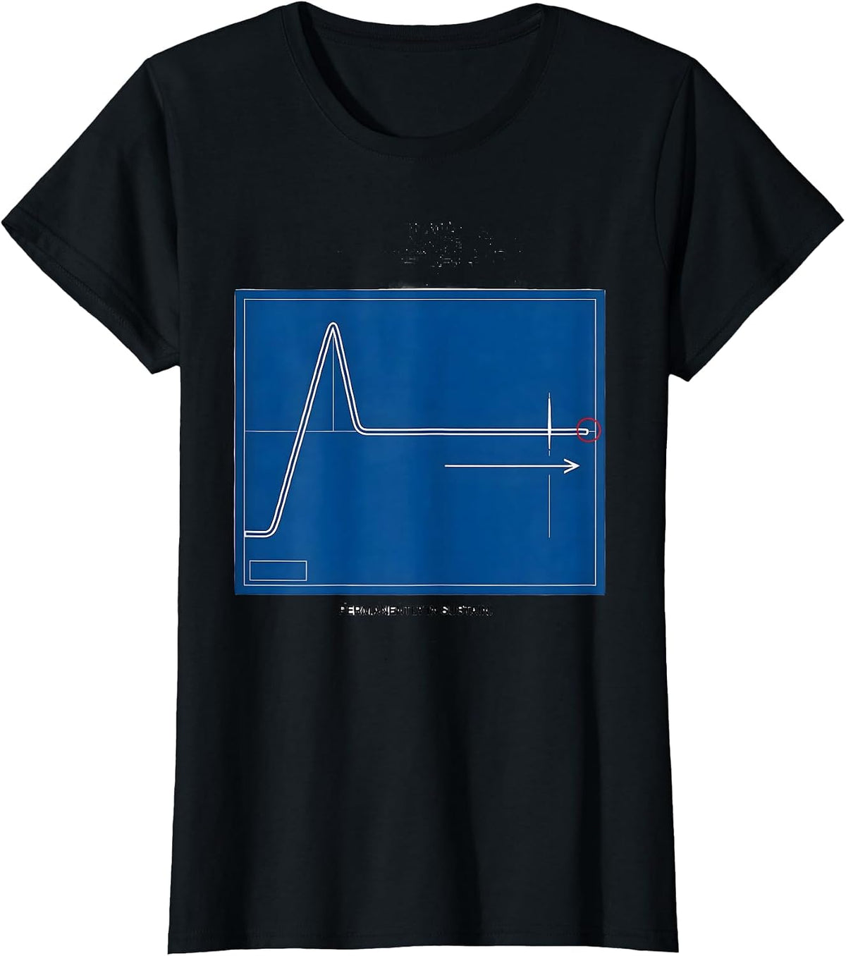 Permanently In Sustain Technical Blueprint DJ Gift Retro T-Shirt - Black