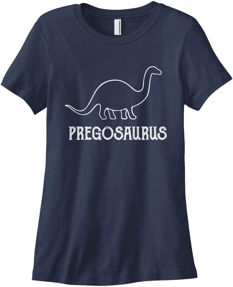 Threadrock Women's Pregosaurus T-Shirt - Navy