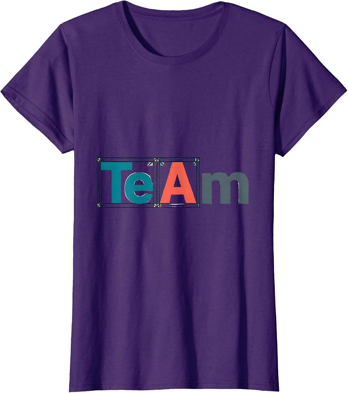 TEAm Funny Science Nerd Periodic Table Element Joke Gift T-Shirt - Purple