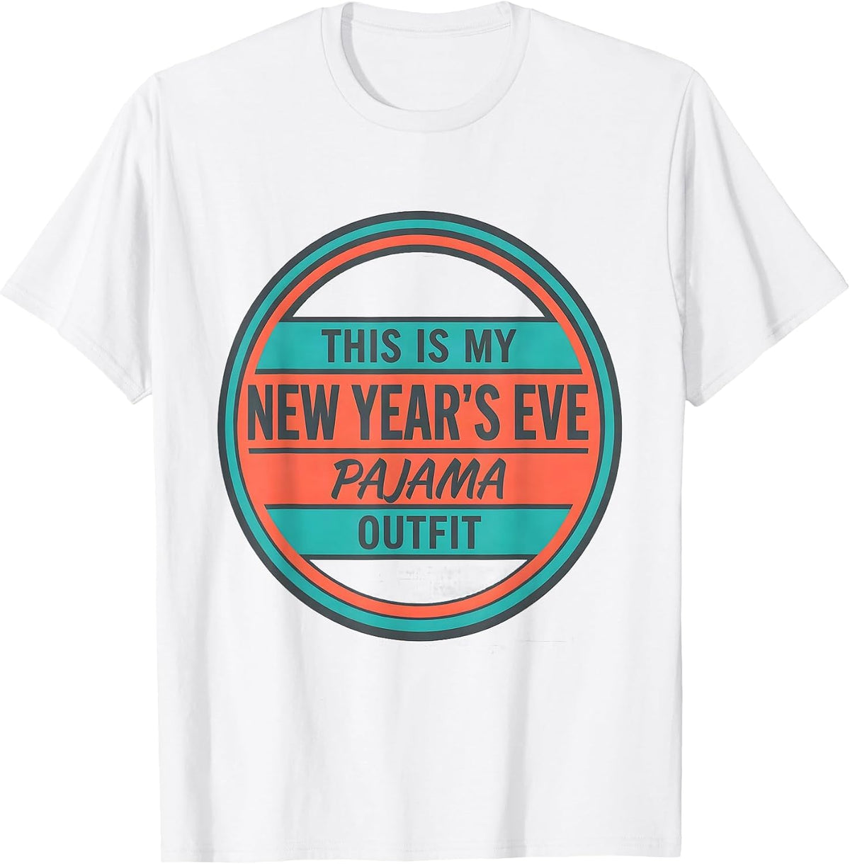 Men's This Is My New Year's Eve Pajama Outfit Funny T-Shirt - White