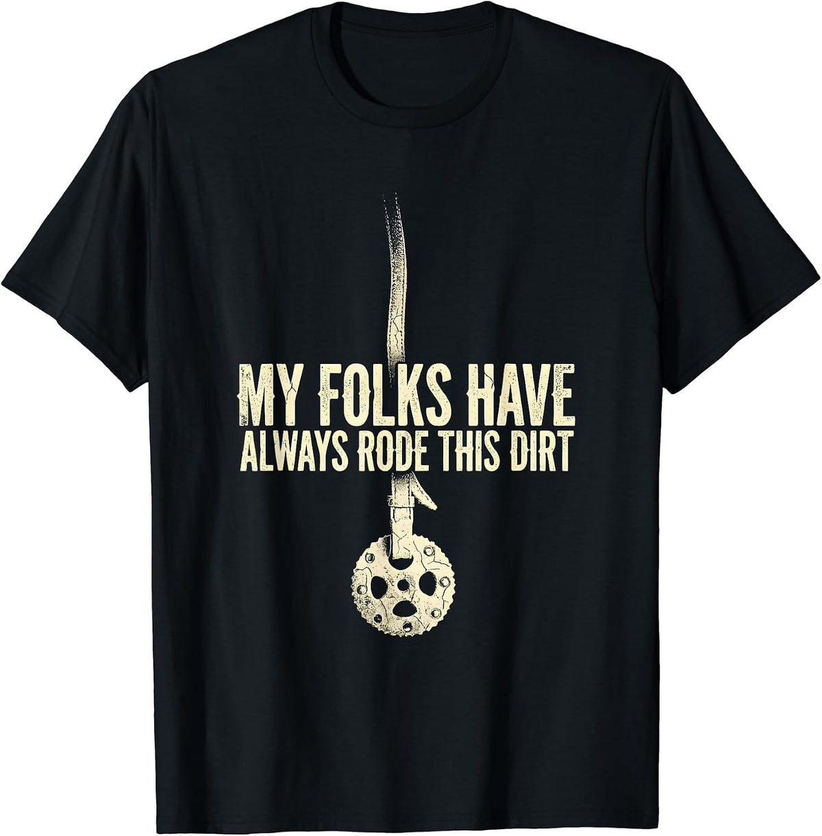 Men's My Folks Have Always Rode This Dirt Boho Western Cowgirl T-Shirt - Black
